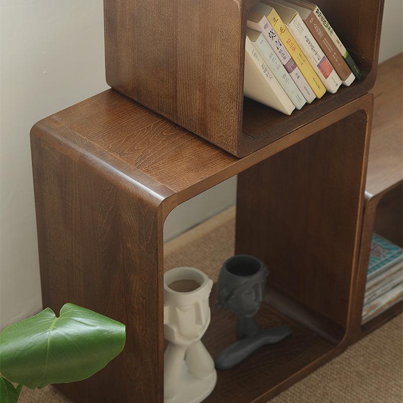 Kari Solid Wood Storage End Table