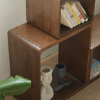 Kari Solid Wood Storage End Table