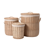 Kolos Rattan Laundry Basket Set