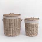 Kolos Rattan Laundry Basket Set