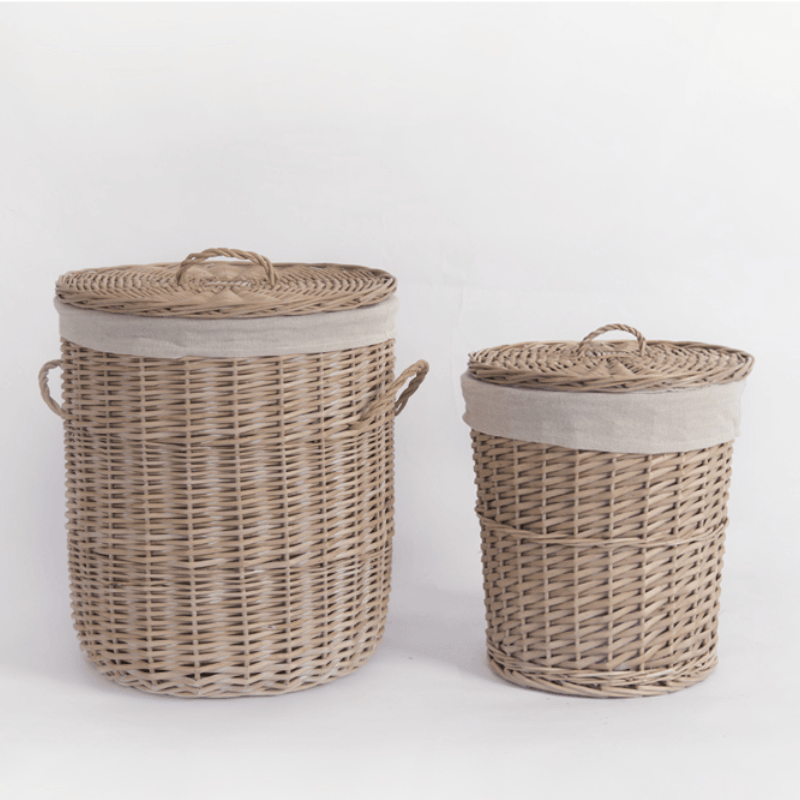 Kolos Rattan Laundry Basket Set