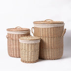 Kolos Rattan Laundry Basket Set