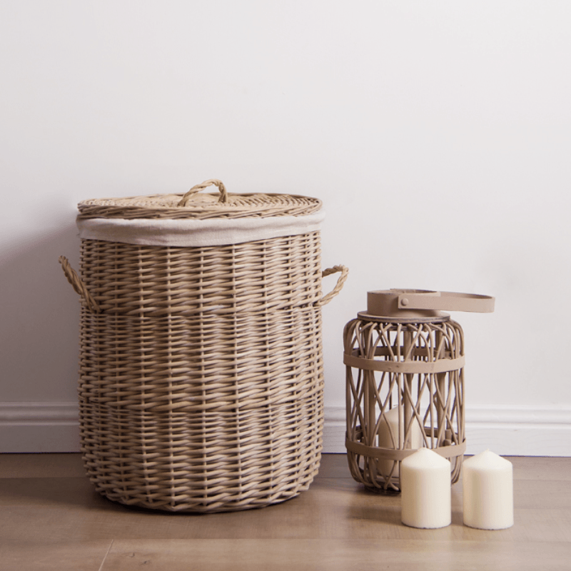 Kolos Rattan Laundry Basket Set