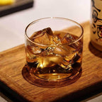 Mountain Glass with Coaster