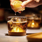 Mountain Glass with Coaster