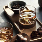 Mountain Glass with Coaster