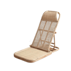 Nicollette Handmade Rattan Folding Deck Chair