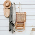 Nicollette Handmade Rattan Folding Deck Chair