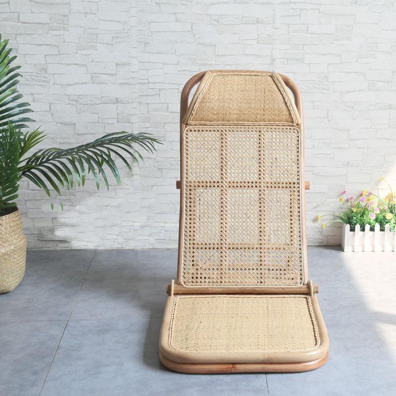Nicollette Handmade Rattan Folding Deck Chair
