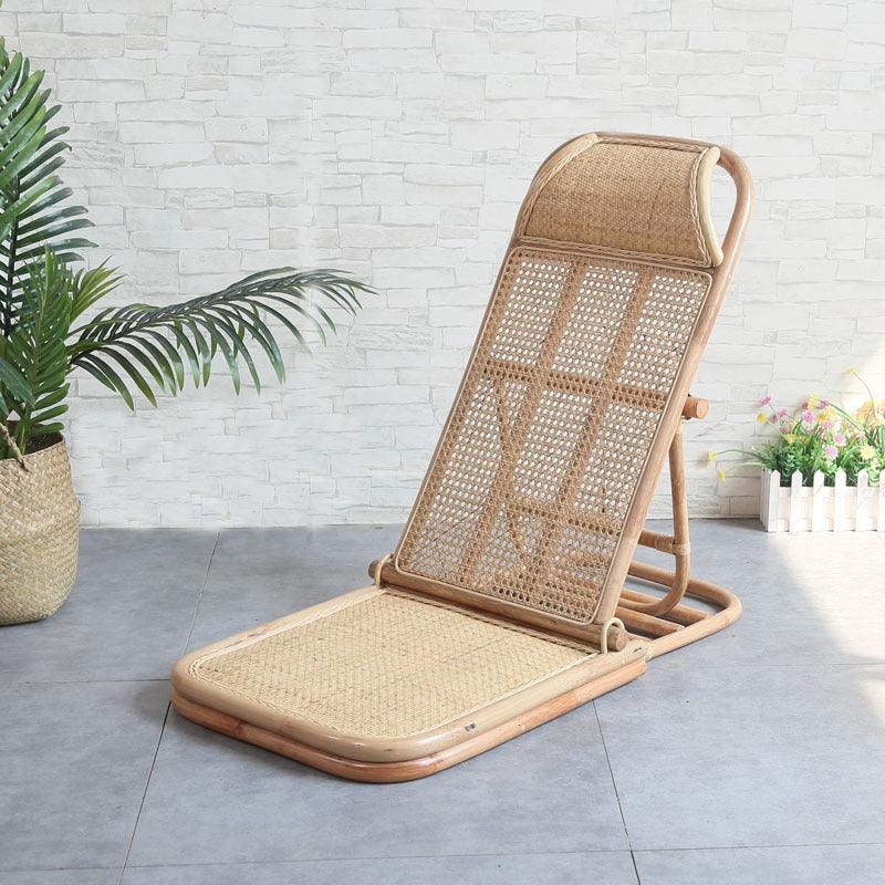 Nicollette Handmade Rattan Folding Deck Chair