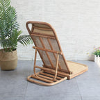 Nicollette Handmade Rattan Folding Deck Chair