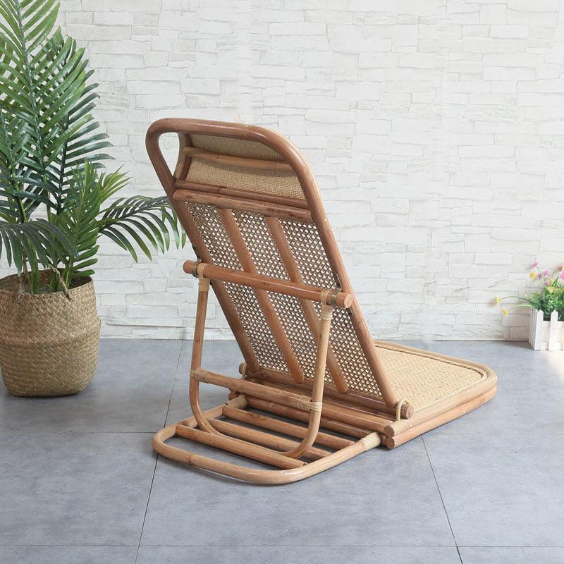 Nicollette Handmade Rattan Folding Deck Chair
