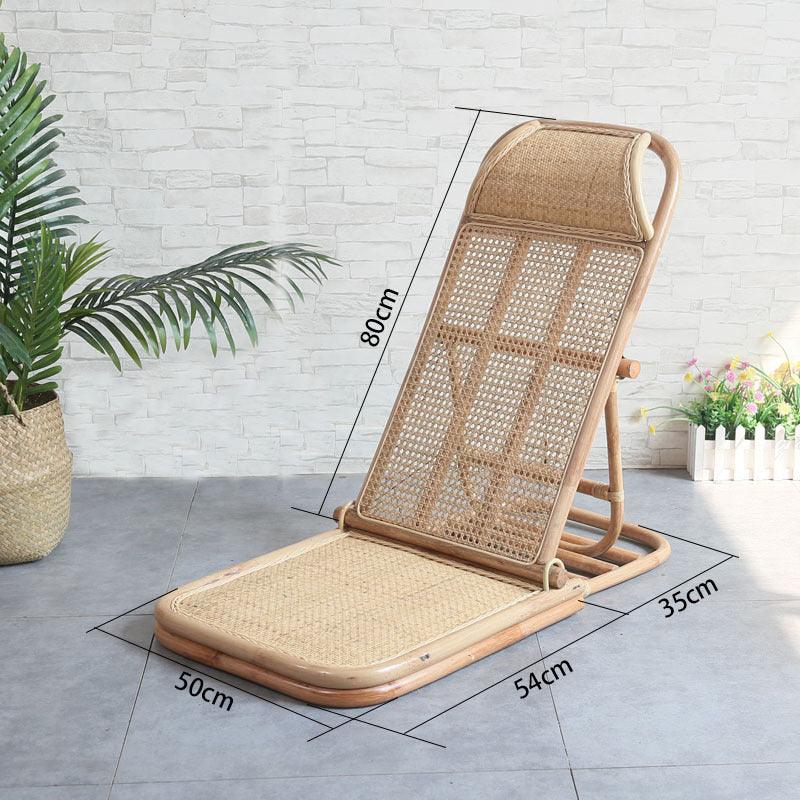 Nicollette Handmade Rattan Folding Deck Chair