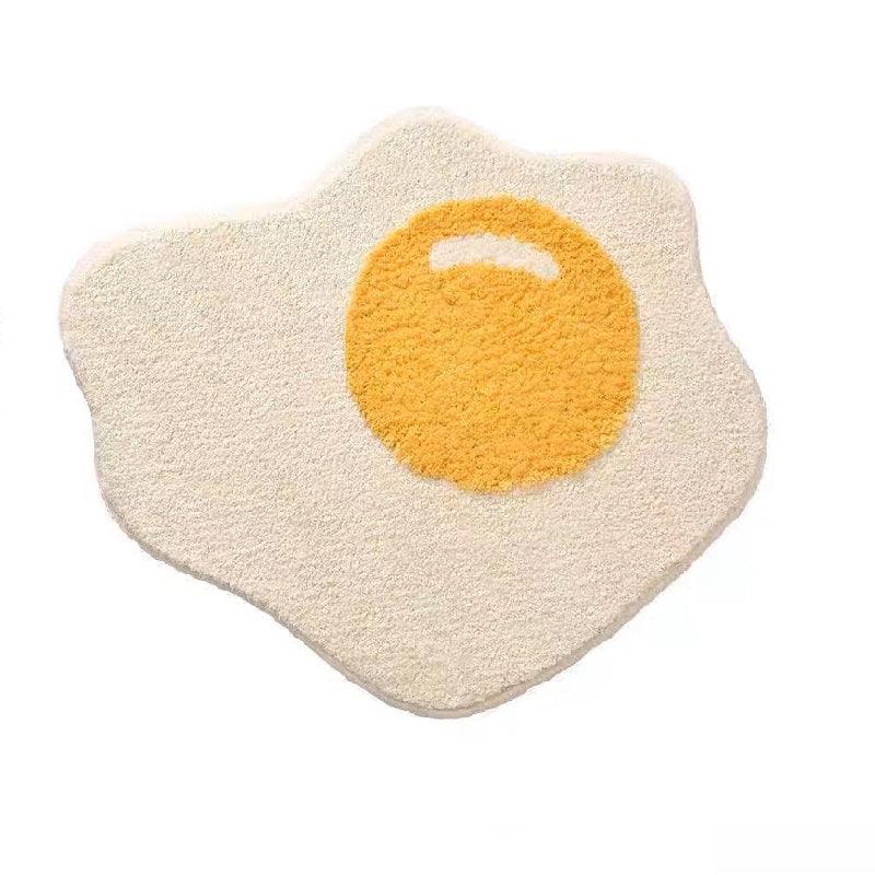 Sunny Side Up Egg Bathroom Rug