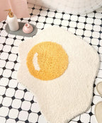 Sunny Side Up Egg Bathroom Rug