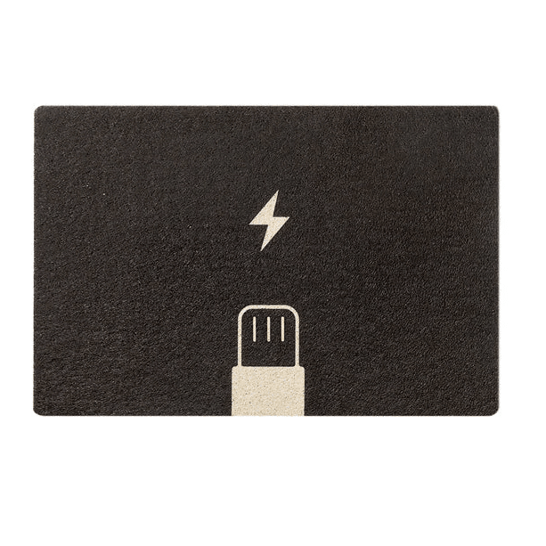 Time to Charge Greeting Rug