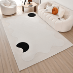 Ula Black/White Geometric Carpet