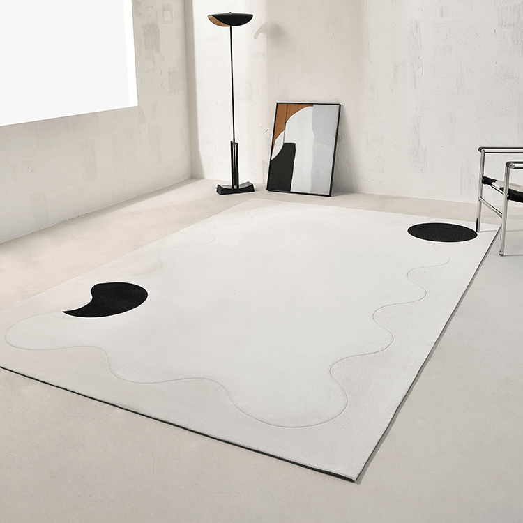 Ula Black/White Geometric Carpet