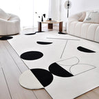 Ula Black/White Geometric Carpet