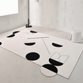 Ula Black/White Geometric Carpet