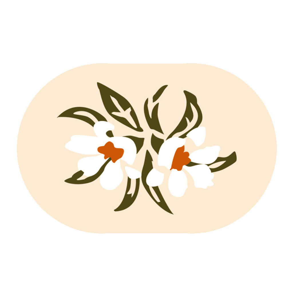 Ulla Flower Bath Mat