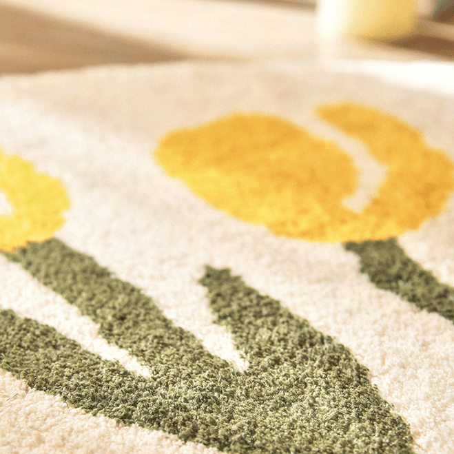 Ulla Flower Bath Mat